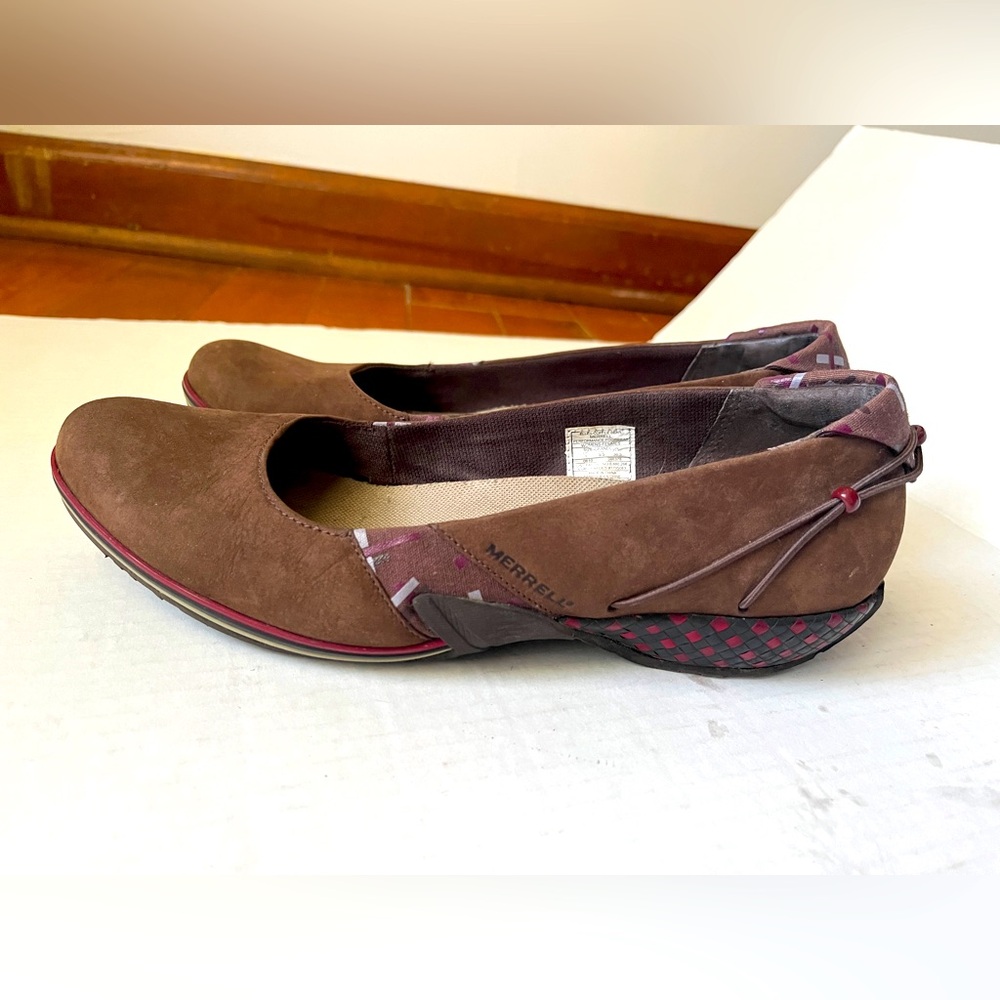 Merrell Ballet Flats Elle Size 8 Coffee Bean
